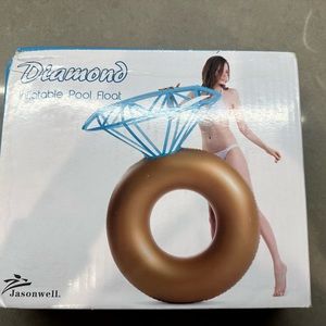 Diamond inflatable pool float — Bachelorette/Bride